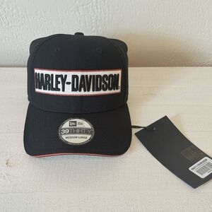 Harley Davidson Fitted Trucker New Era 39Thirty Hat L-XL